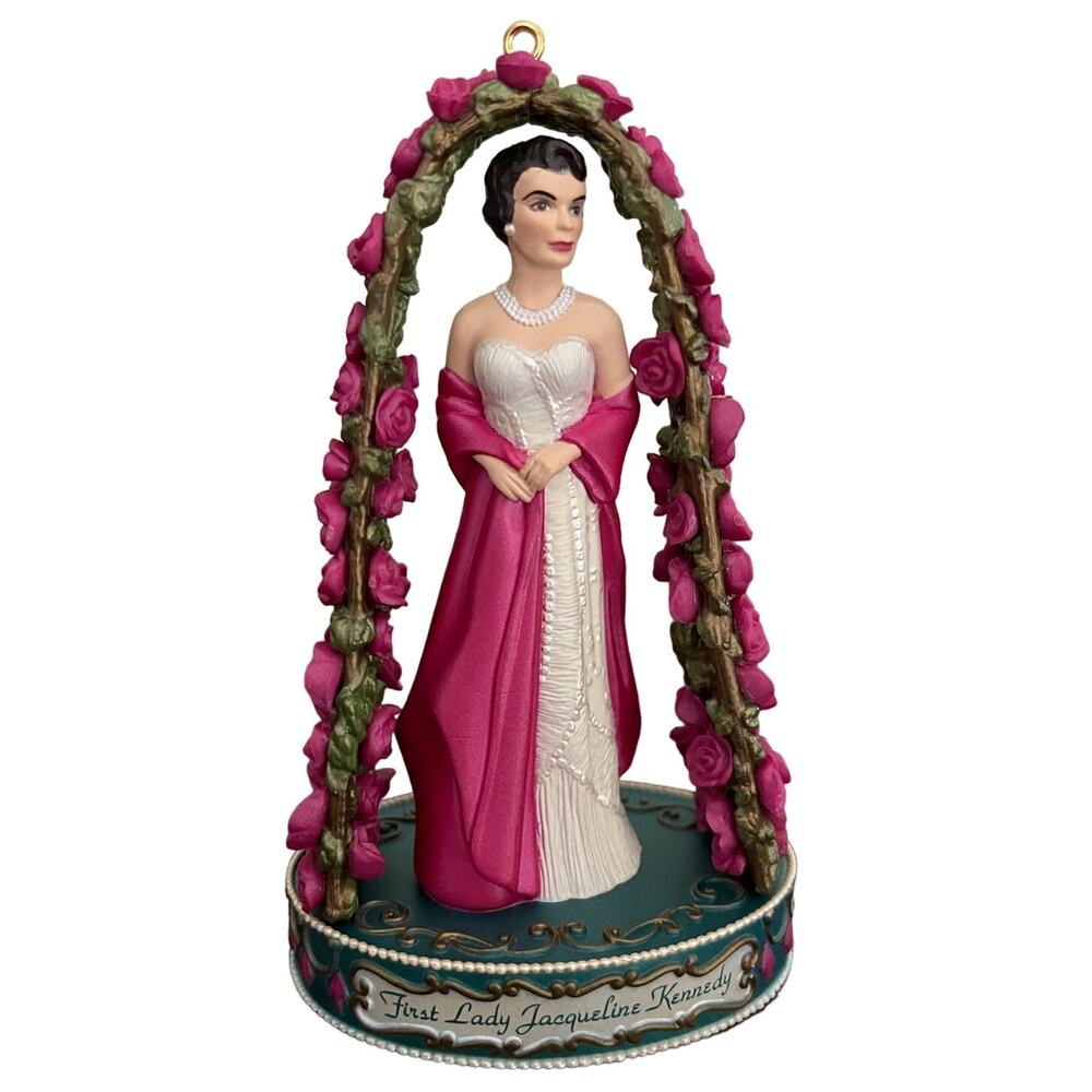 First Lady Jacqueline Kennedy Carlton Cards Collectible Ornament 1999 NIB
